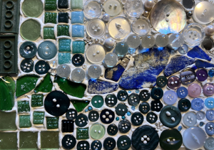 Wave of connection Second mosaic artwork